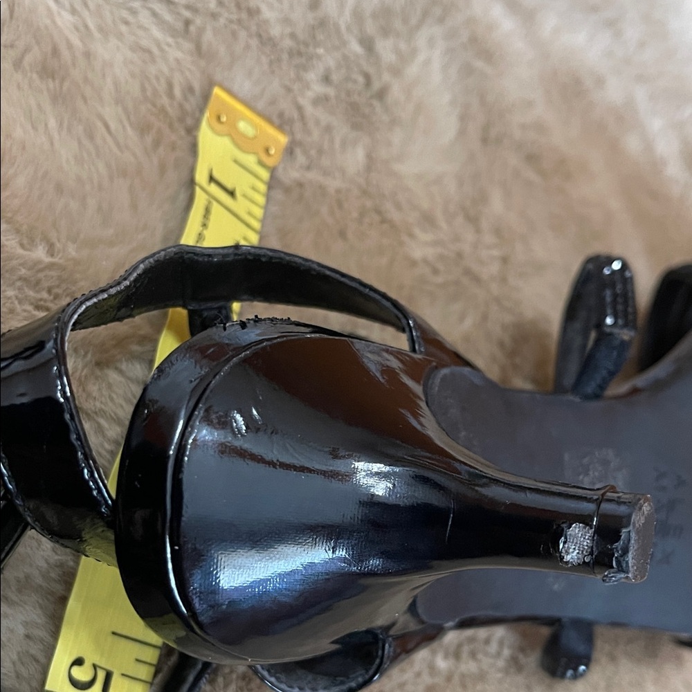 Vintage Vibe Boudoir Glam Black Sparkly Costume Heels – 8.5 Kitten Heel, 2.5” - Picture 13 of 13